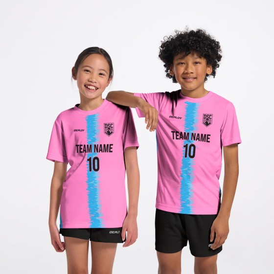 Flight Jersey Static Stripe Pink