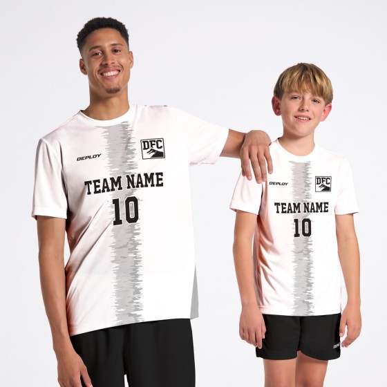 Flight Jersey Static Stripe White