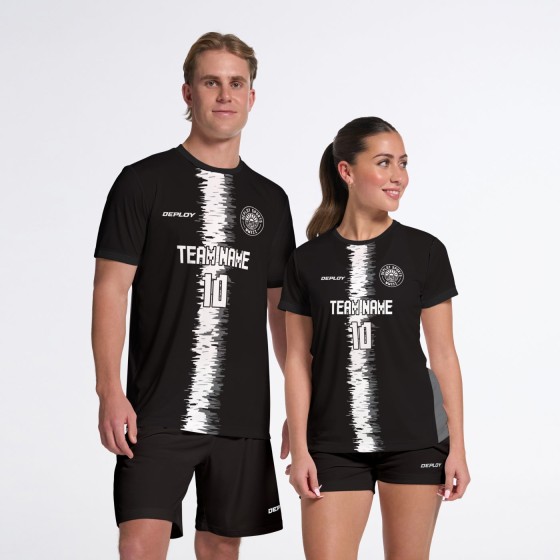 Flight Jersey Static Stripe Black
