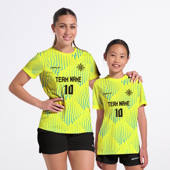Flight Jersey Faded Neon Yellow