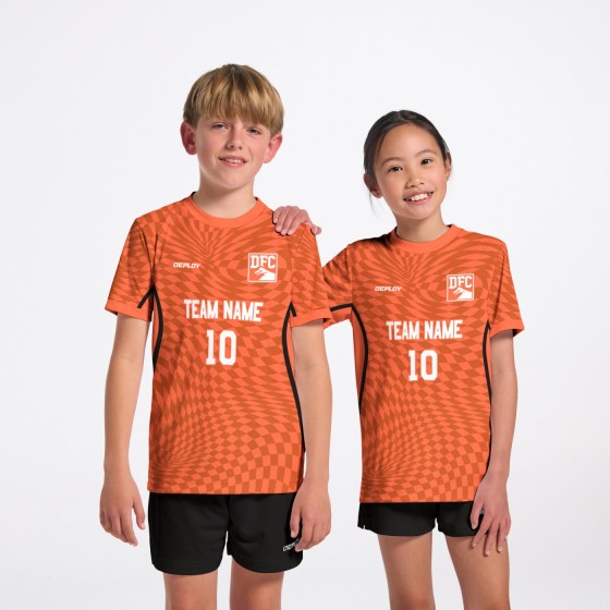 Flight Jersey Warped Orange