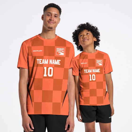 Flight Jersey Checkers Orange